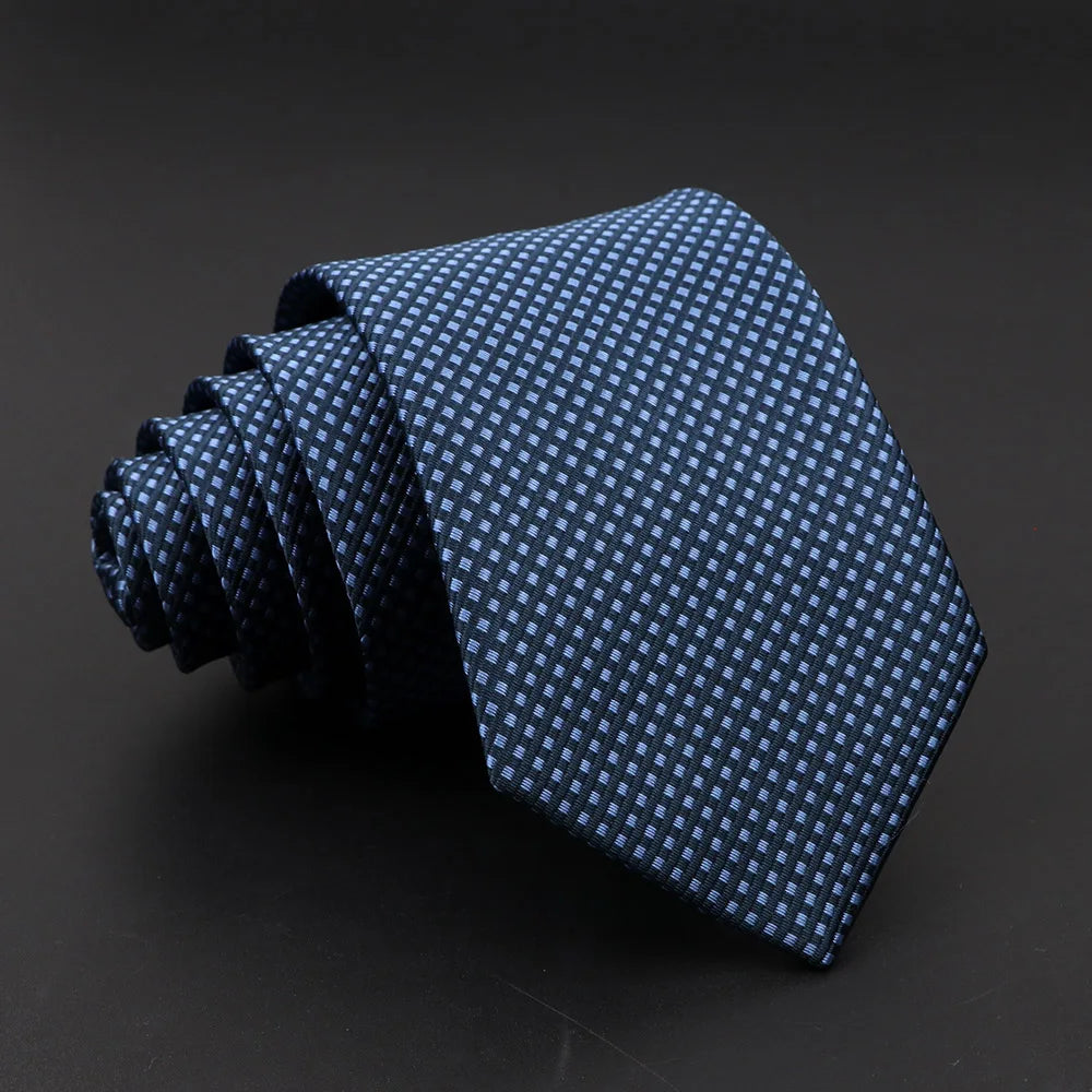 Fashion Men's Classic Stripe Ties Wedding Business Neckties Jacquard Narrow Tie Party Formal Suit Shirt Gravatas Accessory Gift mon