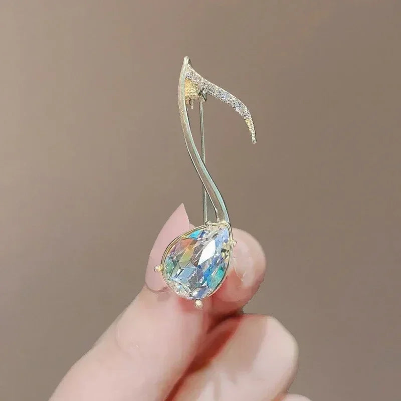 1PC New Tulip Flower Brooches for Women Elegant Design Sense Rose Clothing Accessories Pin Jewelry Luxury 2024 High Quality