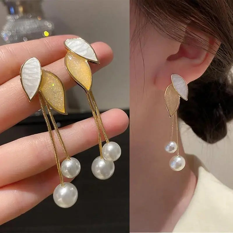 925 Silver Needle Green Crystal Butterfly Drop Earrings For Women Korean Jewelry 2024 Trending Fairy Luxury Women's Earrings New
