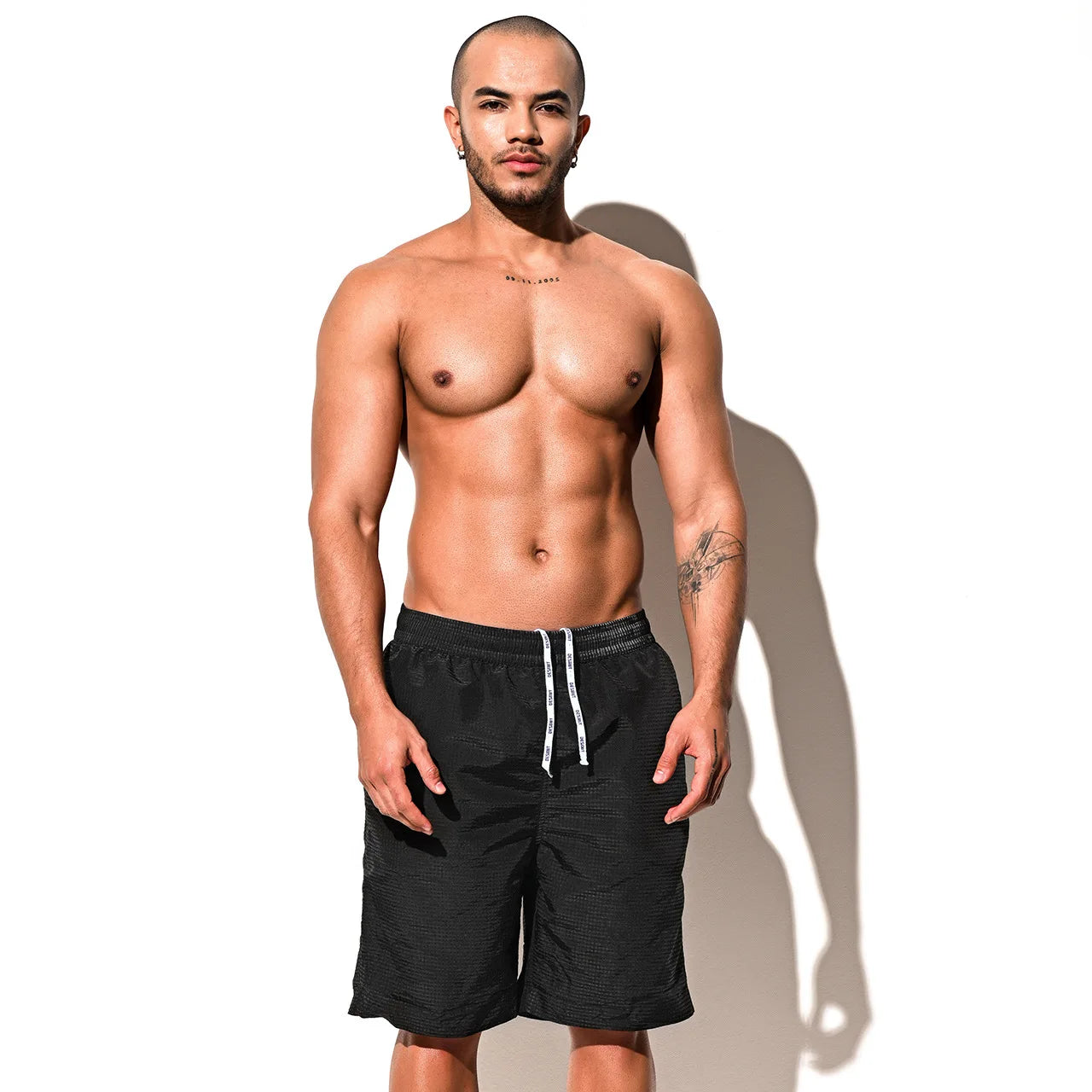 Desmiit Swimmear Men Swim Shorts Quick Dry Mens Beach Borard Surfing Sport Shorts Man Swimming Trunk Suit Lined Boardshorts