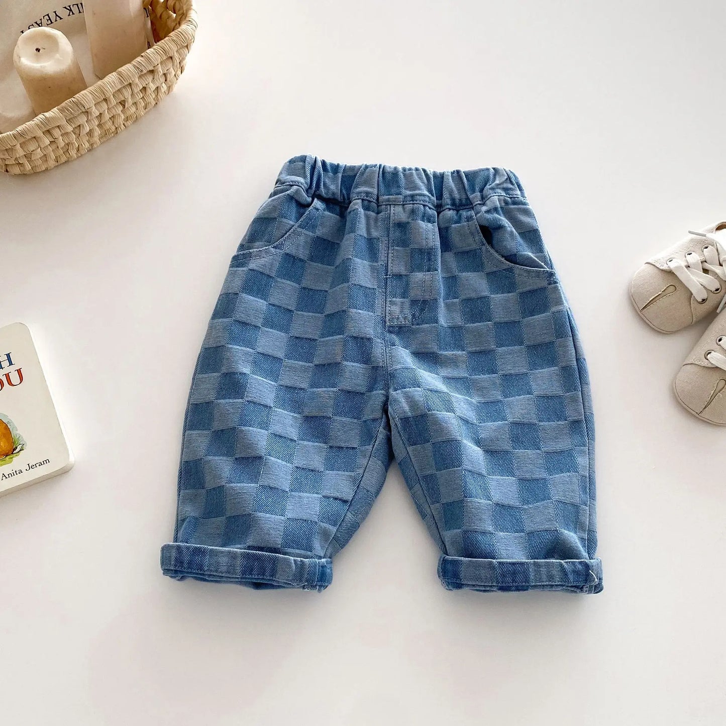 MILANCEL Einfarbige Kinderhose für Jungen und Mädchen, Vier Jahreszeiten, Elastischer Bund, Lässige Kleinkinder-Babyhose, Kleidung für 1–6 Jahre