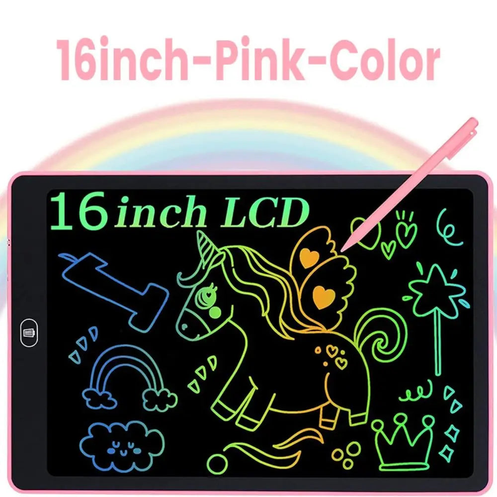 16-Zoll-Handschrift-Doodle-Board Neue digitale LCD-Grafik-Zeichenblöcke Mädchen-Jungen-Spielzeug Elektronisches Schreibtablett