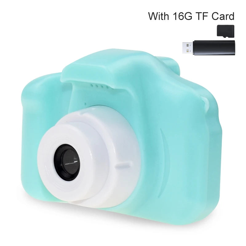 Mini Cartoon Photo Camera Toys 2 Inch HD Screen Children Digital Camera Video Recorder Toys for Kids Girls Gift