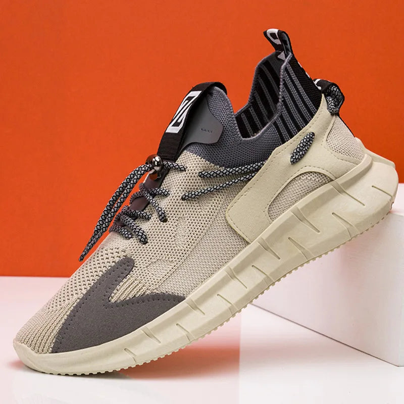 2023 Casual Shoes Light Sneaker White Large Size Outdoor Breathable Mesh Fashion Sports Black Popular Style Running Man Shoe