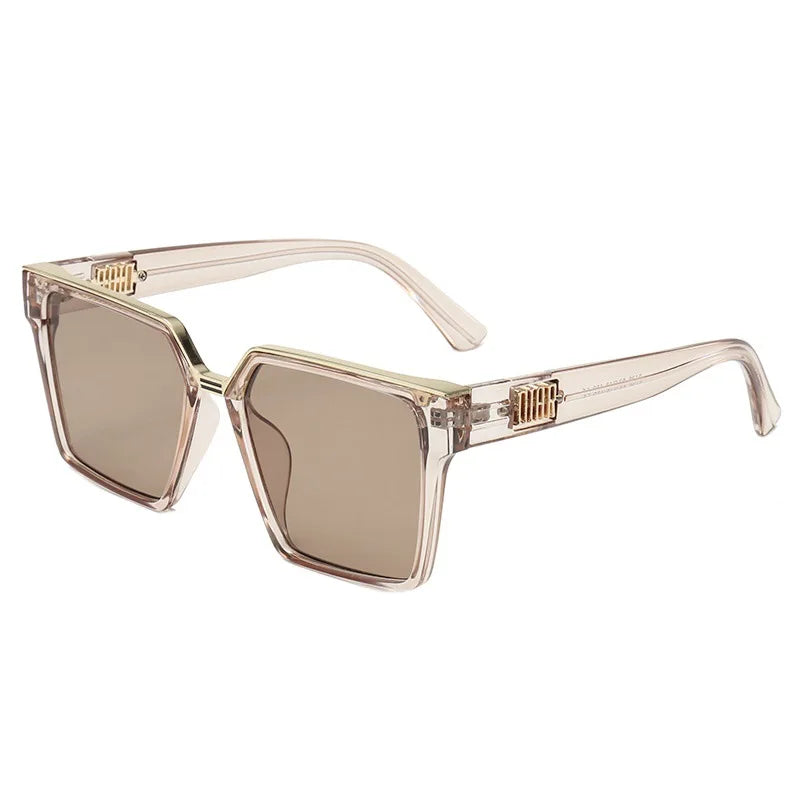 Luxury Fashion Brand Sunglasses For Men And Women Glamour Designer Square Unisex Sun Glasses Trend Stylish Eyewear UV400