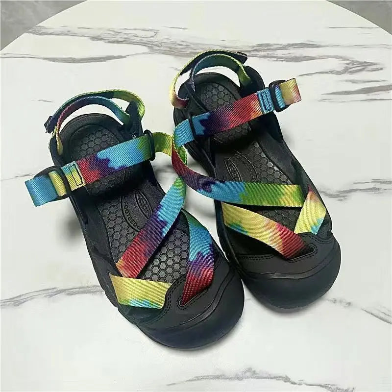 Keen Outdoor Wading Sandals for Men and Women ZERRAPORT II Closed Toe Protection Hiking Quick-Drng Sandals Couple Shoes