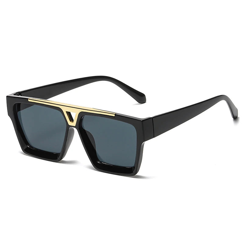 Retro Sunglasses Women Men Vintage Square Frame Sun Glasses High Quantity Lens Goggles Shades for Female Male