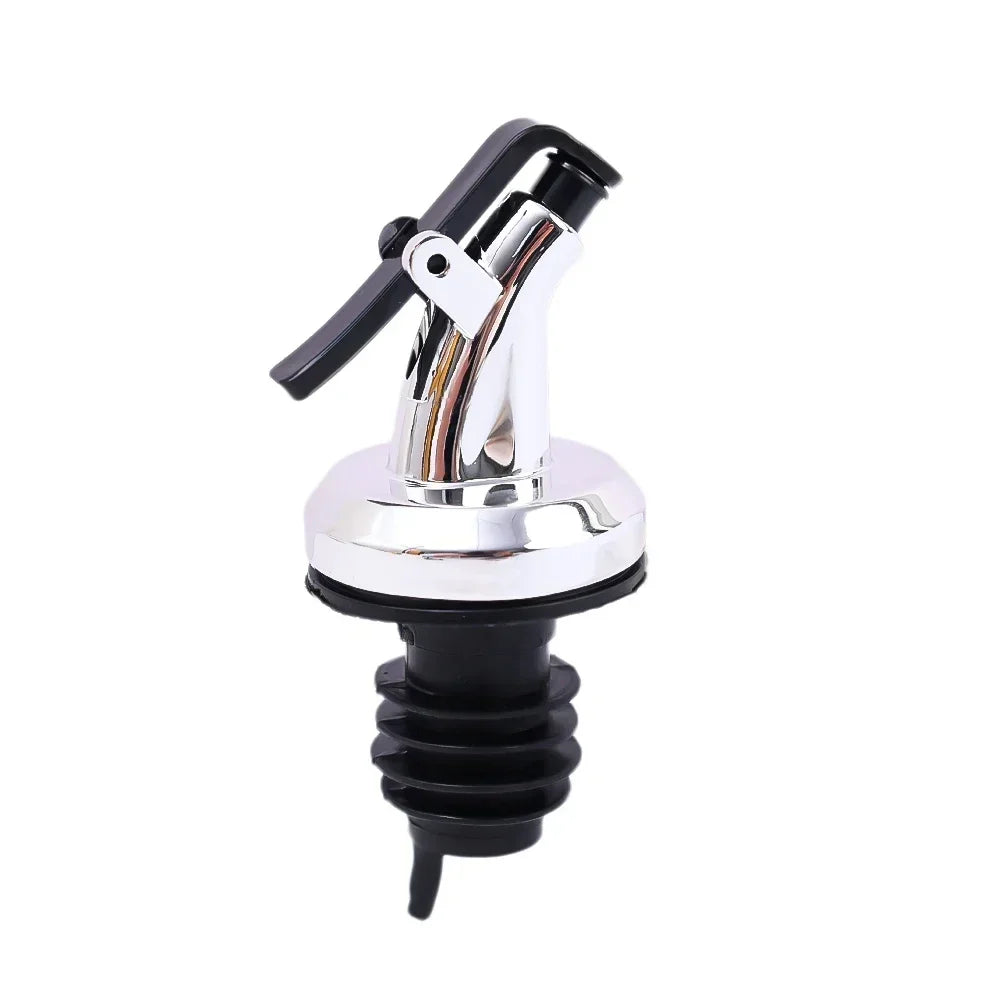 5/1PCS Oil Bottle Stopper Cap Dispenser Sprayer Lock Wine Pourer Sauce Nozzle Liquor Leak-Proof Plug Bottle Stopper Kitchen Tool