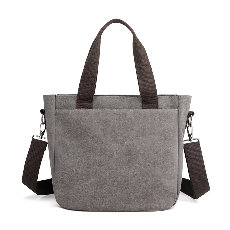 2024 Women New Bag Fashion Messenger Bag Women Shoulder Bag Canvas Handbag Purse Large Capacity Fashion Female Tote Shopping Bag