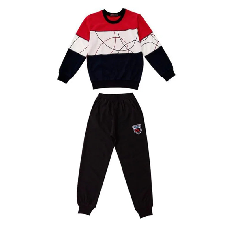 Family Matching Outfits New Spring Autumn Mother Daughter Father Son Boy Girl Cotton Clothes Set Plus Size Family Clothing