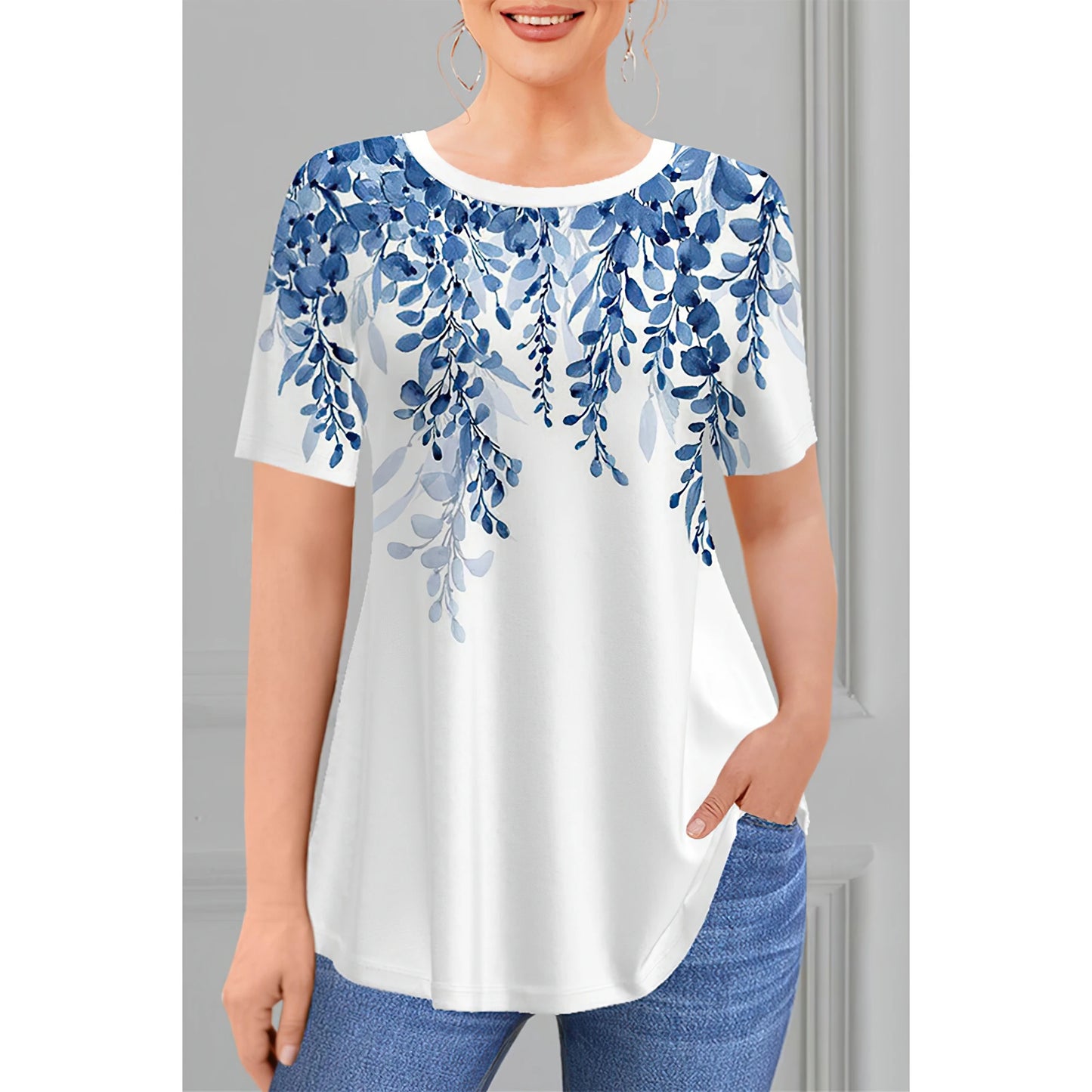 New Women's T-shirt Summer Fashion Short Sleeve Tops Tees Casual Daily Print T Shirt For Women Clothes Plus Sized Girls Clothing