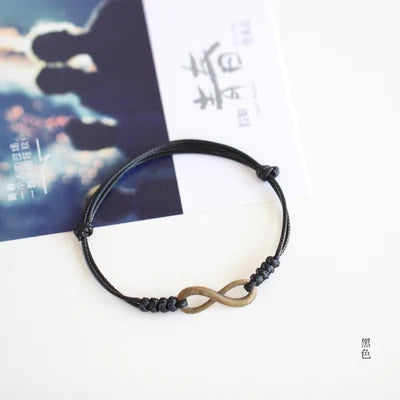 Couples Hand Made Infinity Bracelets Simple Fashion Lovers Jewelry Small Gifts Art #N035