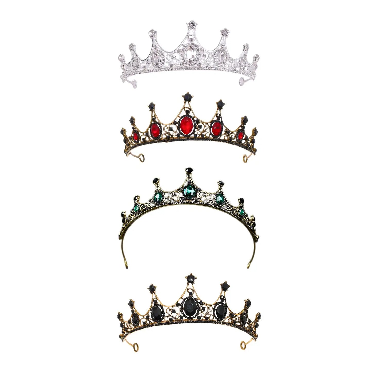 Rhinestone Crowns Tiaras Wedding Headband Hair Accessories Headdress Baroque