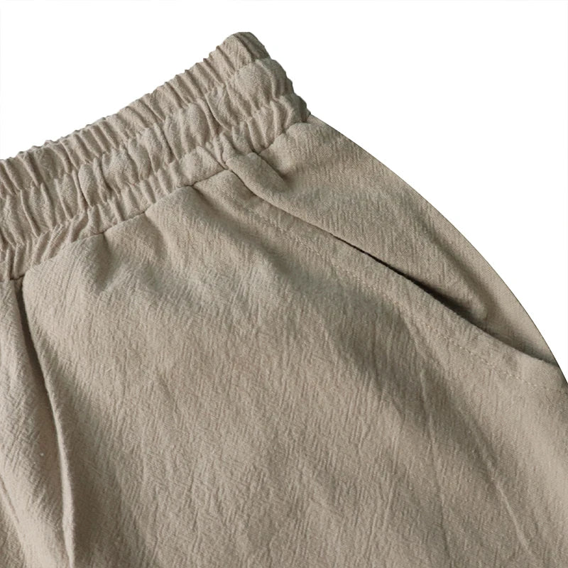 Solide Slim Fit Hose für Herren, trendige Freizeithose für den Alltag