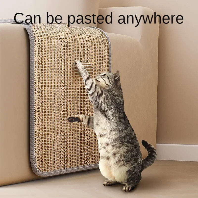 Anti-Katzenkratz-Sofa-Schutzartefakt Katzenkratzbrett-Pad Natürliche Sisal-Katzenkratzdecke Pfostenmatte zum Schutz des Fells