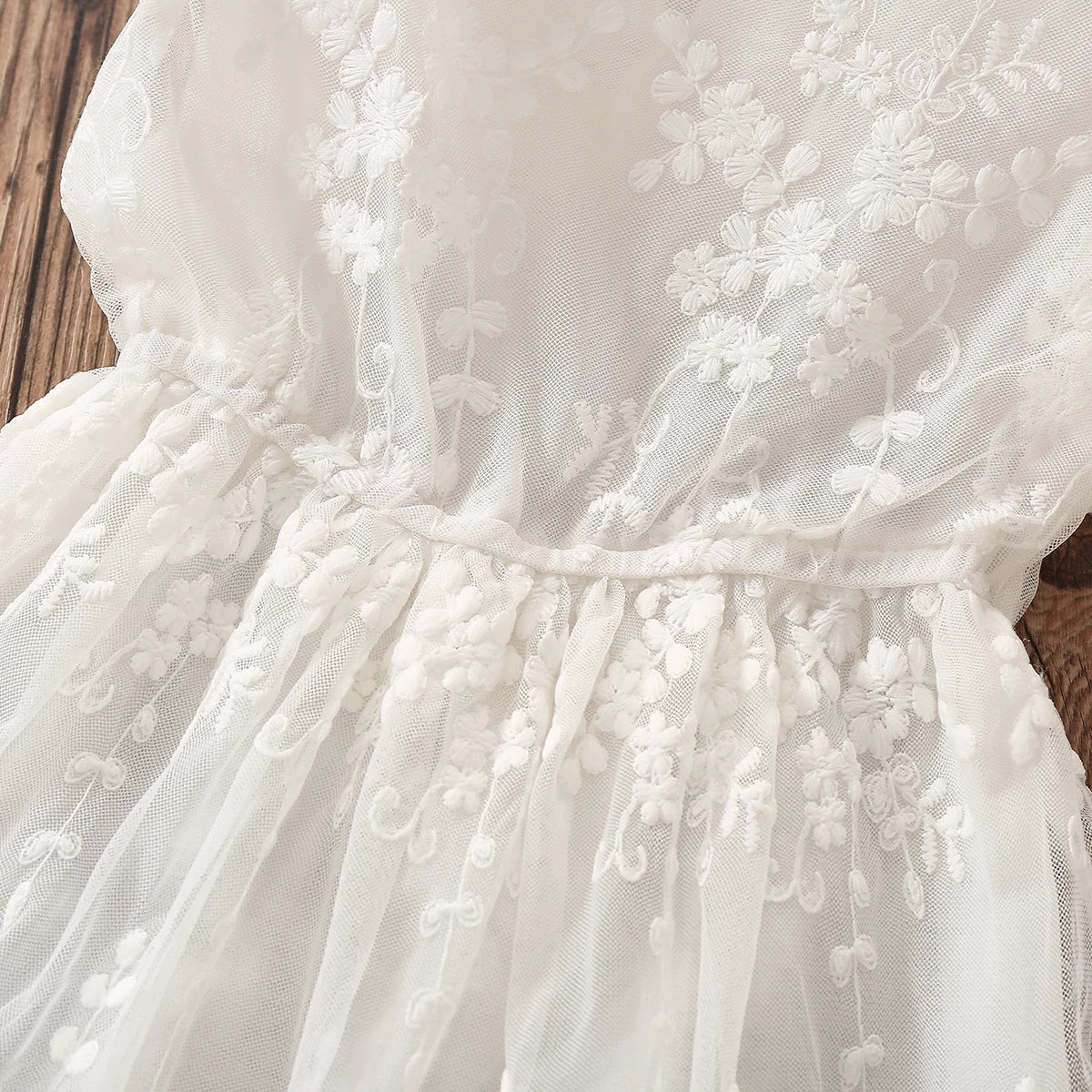 White Elegant Princess Dresses for Girls Clothes Sleeveless Summer Kids Party Lace Dress Baby Children Costumes 6 8 10 12 Years