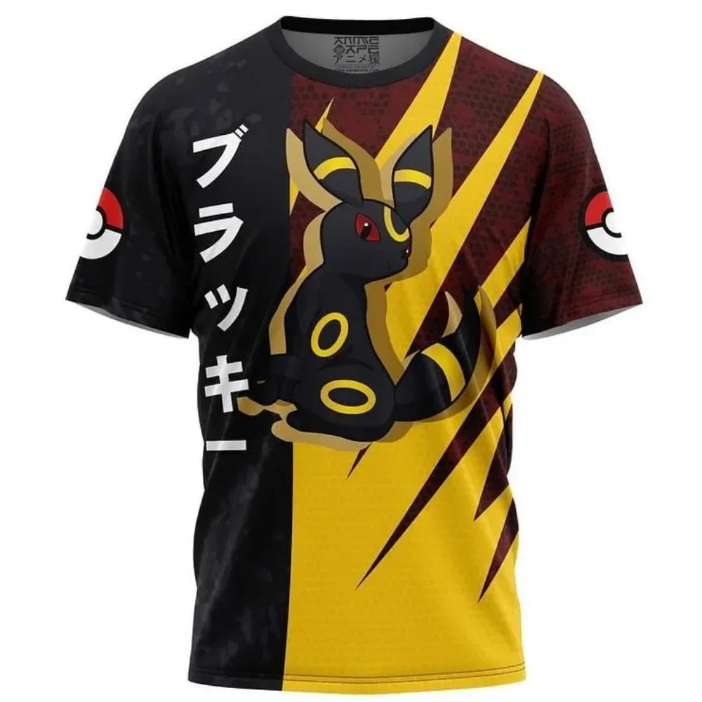Pokemon T-Shirt Cartoon Baby Kinder Jungen Mädchen Kinder Kurzärmelige Sommerkleidung Pikachu Cartoon Print Pokémon T-Shirt Kinder