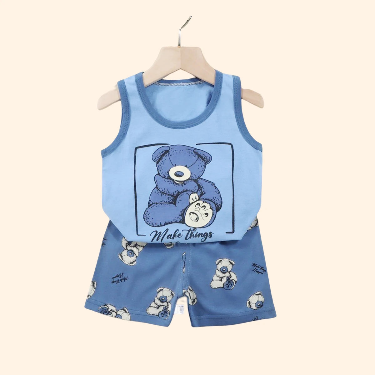 2 STÜCKE Kinder Sets Kinder Kleidung Weste Anzug Sommer Kinderkleidung baby Baumwolle T-Shirts Shorts Tank Top Jungen Mädchen Ärmellos