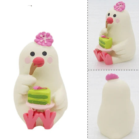 Easter Garden Party Colored Egg Rabbit Garden Ding Cat Sleeps in Spring Travel Doll Resin Home Decoration Festival Gift Crafts