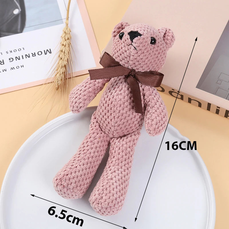 Neu Kinder Plüsch Tiere Spielzeug Nette Bär Gefüllte Taschen Schlüsselanhänger Puppen Geschenke Geburtstag Hochzeit Party Decor Kinder Baby Bär Zeug