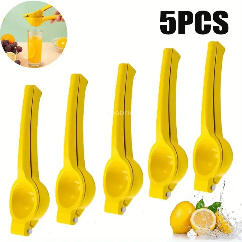 Home Lemone Squeezer Taper for Lemon Aluminum Alloy Hand Pressed Orange Fruit Juicer Portable Practical Kitchen Mini Blender