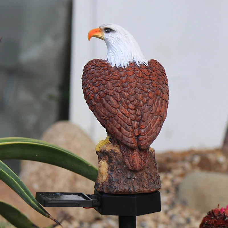 Solar Eagle LED Lawn Light Outdoor Garden Villa Decoration Landscape Light LED Eagle Ground Plug Light