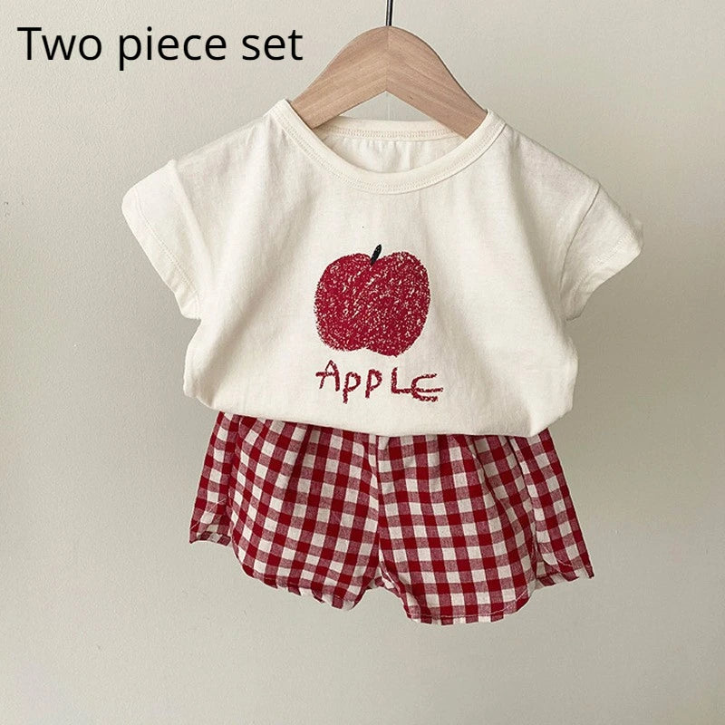 Baby-Schlafanzug-Sets aus Baumwolle, für Kleinkinder, Sommer, ärmellos, Baby-Nachtwäsche, Pyjamas, Kinder, Cartoon-Stil, Homewear-Kleidung