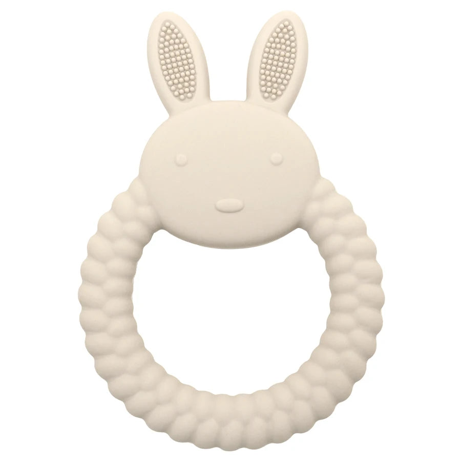 1 Stücke Baby Beißring Silikon Spielzeug BPA FREI Cartoon Kaninchen Pflege Zahnen Geschenke Baby Gesundheit Molaren Kauen Neugeborenen Zubehör Spielzeug