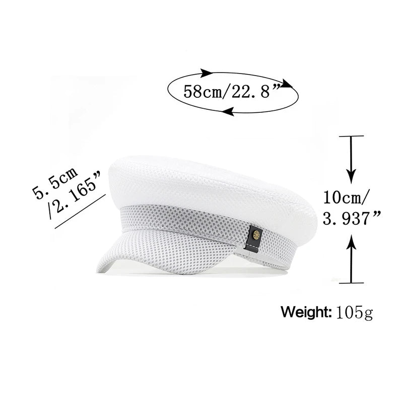 Summer Mesh Breathable Military Caps Men Casual Berets mon !!!