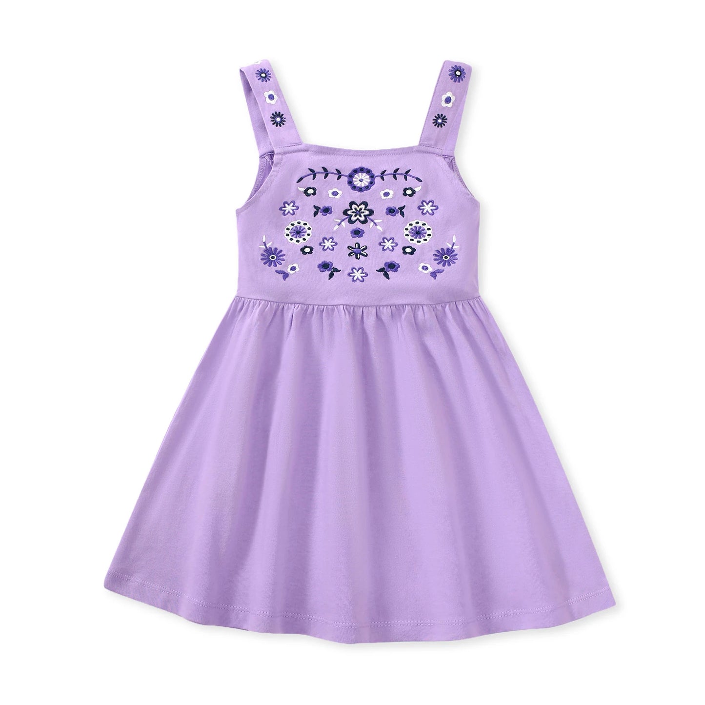 Little maven 2024 Baby Mädchen Freizeitkleidung Baumwolle Schöne Kinder Sommerkleid für Kleinkinder 2 bis 7 Jahre