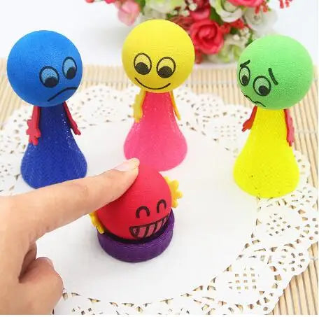 10 Stücke Kinder Plastikpuppe Lustiges Spielzeug Kinderspielzeug Zufällige Mehrfarbige Kinder Baby Kreatives Geschenk Jump Bounce Elf Party Geburtstag Fly Man