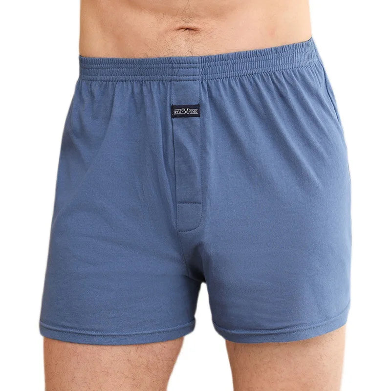 Mens Boxer Shorts Rich Cotton Elasticated Pack Underwear Home Boxers Pajamas Loose Thin Breathable Underpants Gym Shorts Panties mon
