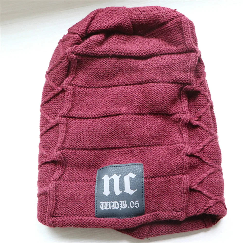 Winter Adult Men Warm Beanies Skullies Fashion Letter Knitted Women Hat Outdoor Colorful Casual Soft Wool шапка мужская кепка