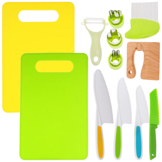 Kitchen Cooking Tools Toys for Toddlers Kids Playset Twelve Piece Accessories Child