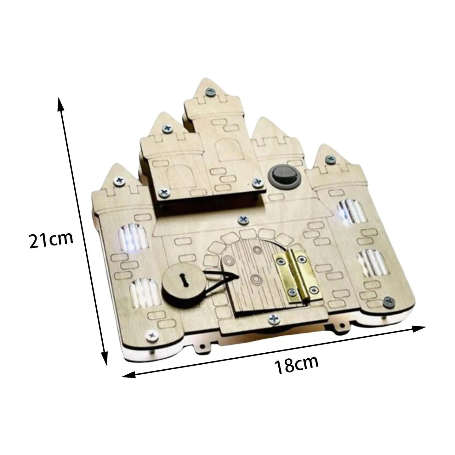 Toddlers Busy Board DIY Parts Motor Skills Toys for Teaching Prop Brain