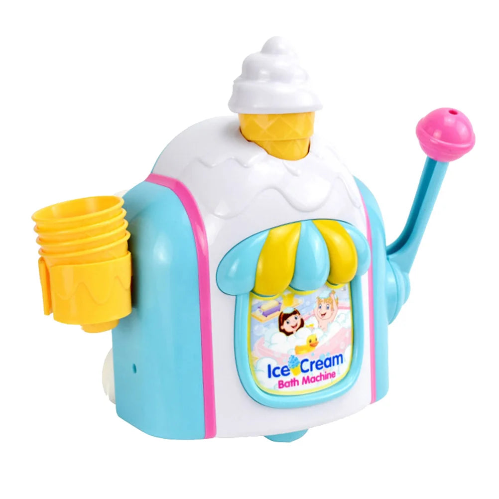 Mist Ice Cream Bubble Machine Baby Bath Accessories Kids Toy Toys Child Plaything Shower Playthings Toddler