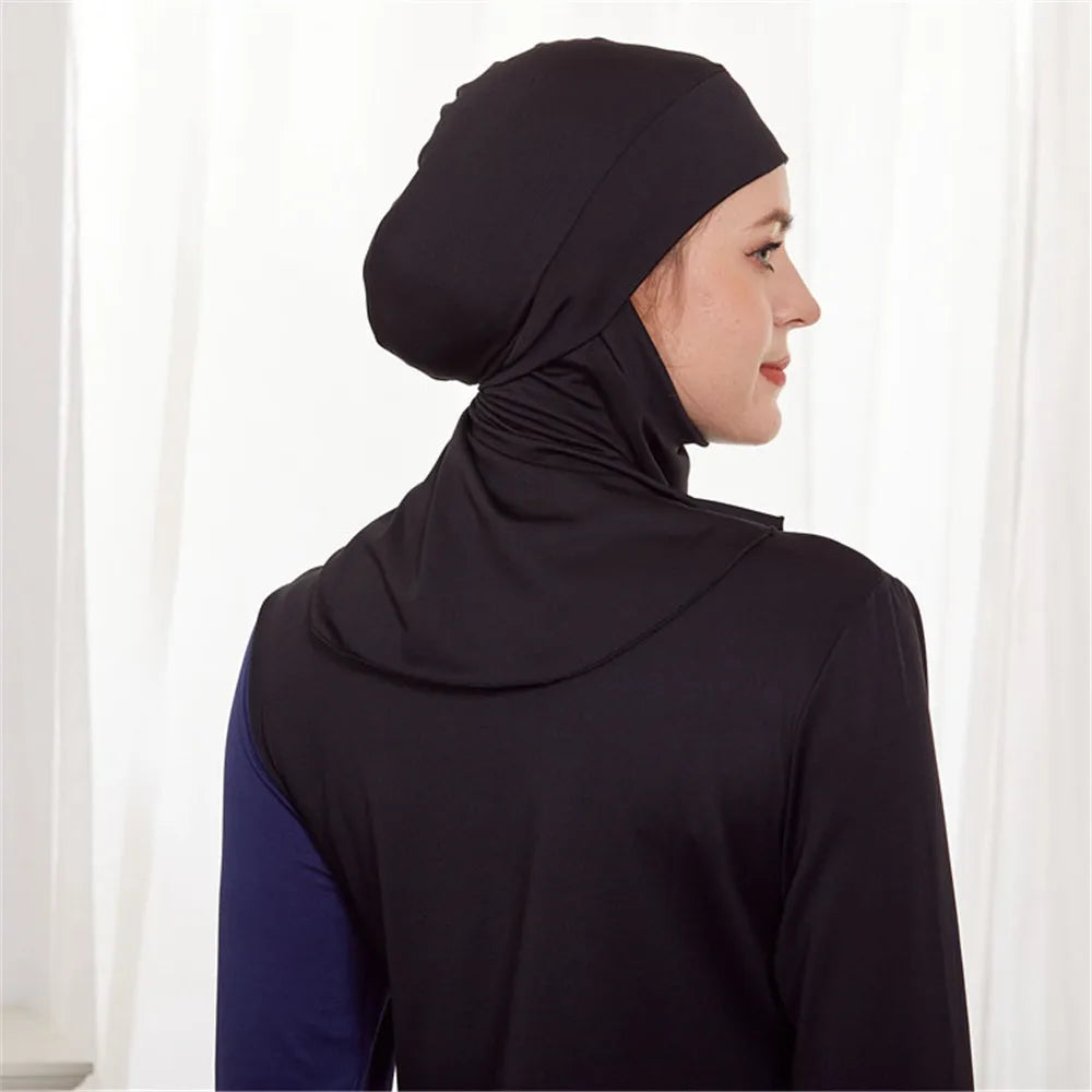 2024 New Arrival Stylish Muslim Swimwear Burkinis 3 Piece Long Robe Swimming Hijab Suit Muslimah Hijab Swimsuit Islamic Swimwear