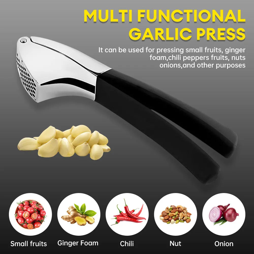 Garlic Press Crusher Mincer Kitchen Garlic Smasher Squeezer Manual Press Grinding Slicer Tools Kitchen Accessories 마늘 슬라이서