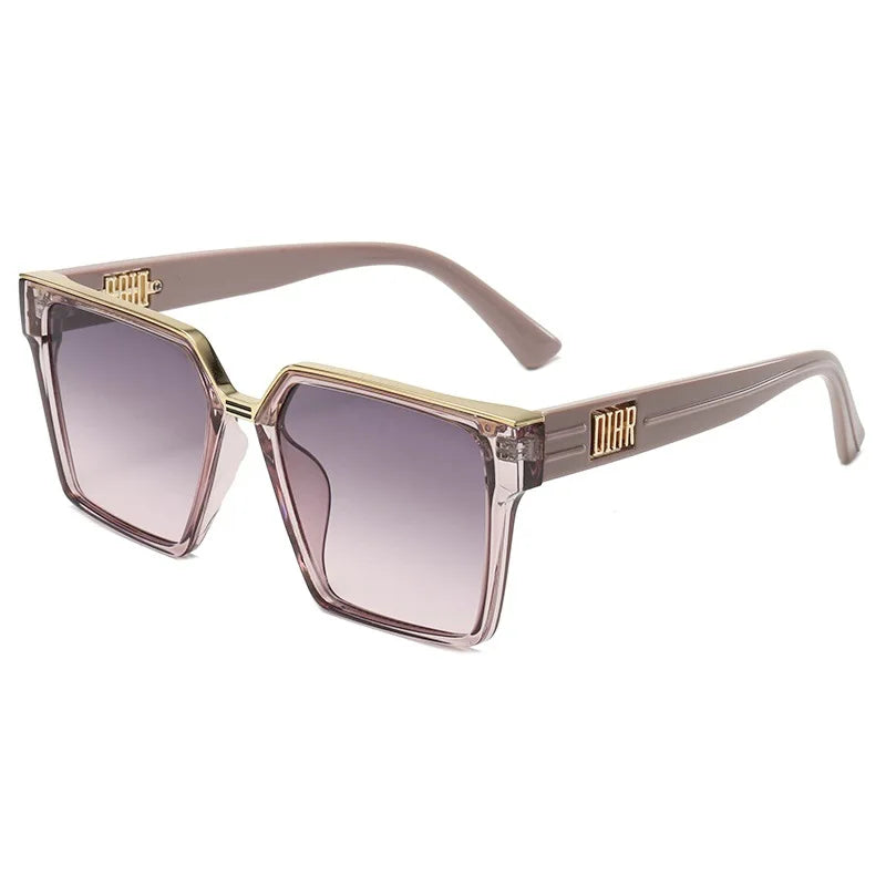 Luxury Fashion Brand Sunglasses For Men And Women Glamour Designer Square Unisex Sun Glasses Trend Stylish Eyewear UV400