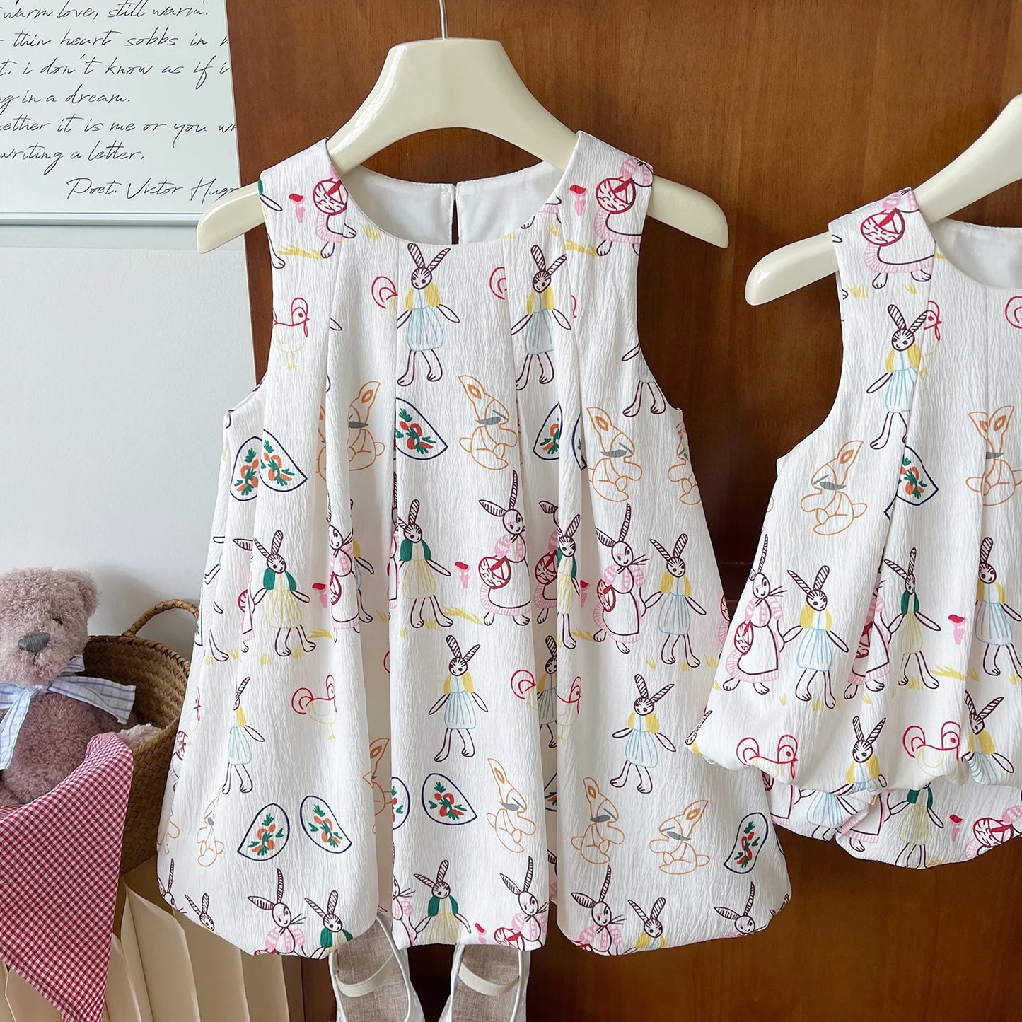 Girls Suits Summer Sleeveless Cartoon Vest Shirt+Shorts Fashion Korean Girls Dress Baby Girl Dress Kids Clothing Sets 2-7Yrs