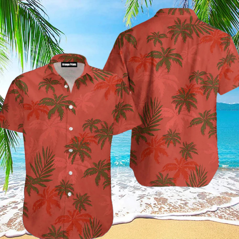Summer Men Hawaiian Shirt 3d Plant Shirt For Men mon