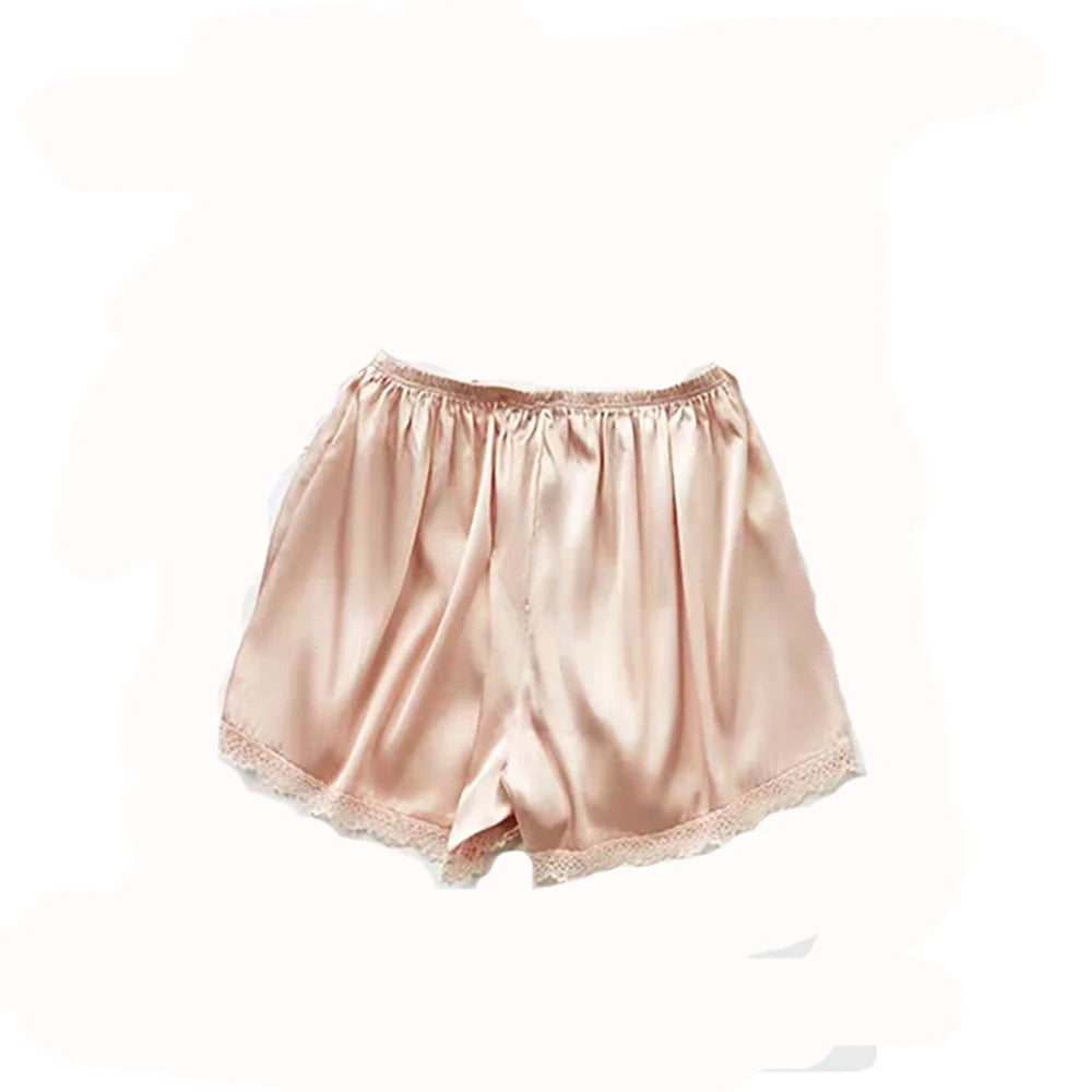 Comfortable Home Summer Satin Girl For Dress Spring Safety Shorts Pants Boxer Panties Lace Women's Breeches