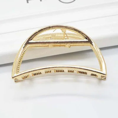 Fashion large Simple Wild Geometric Hair Claw For Women Girls Clamps Hair Crab Metal Women Hair Clip Claw Accessories Headwear
