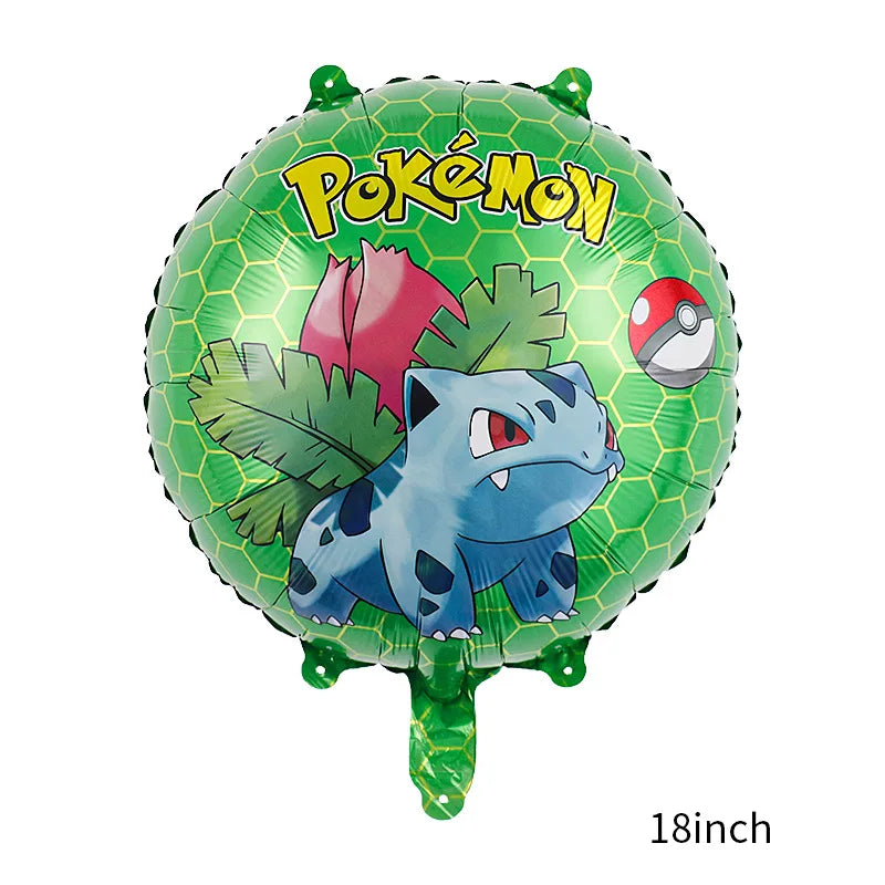 Folie Pokemon Ballon Pikachu Party Supplies Pikachu Ballon Ballons für Kinder Geburtstag Party Dekorationen Baby-Dusche-Geschenk-Spielzeug