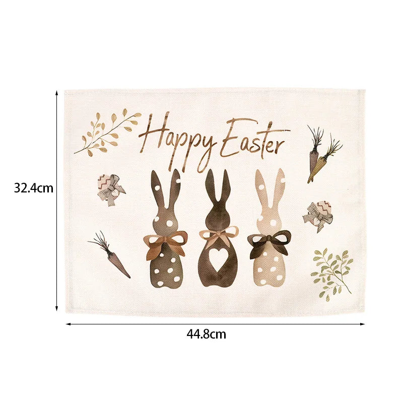 Easter Bunny Dining Table Mats