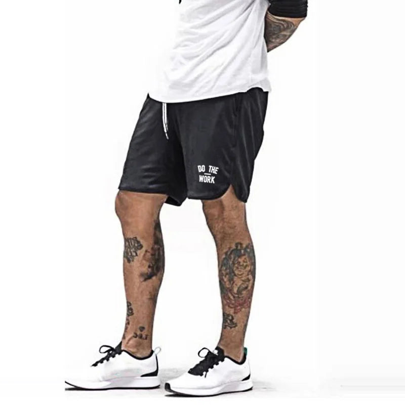 Muscleguys Men Beach Shorts Board Trunks Shorts Mesh Quick Drying Male Swimwear Swimsuits Bermuda Casual Gyms Active Sweatpants