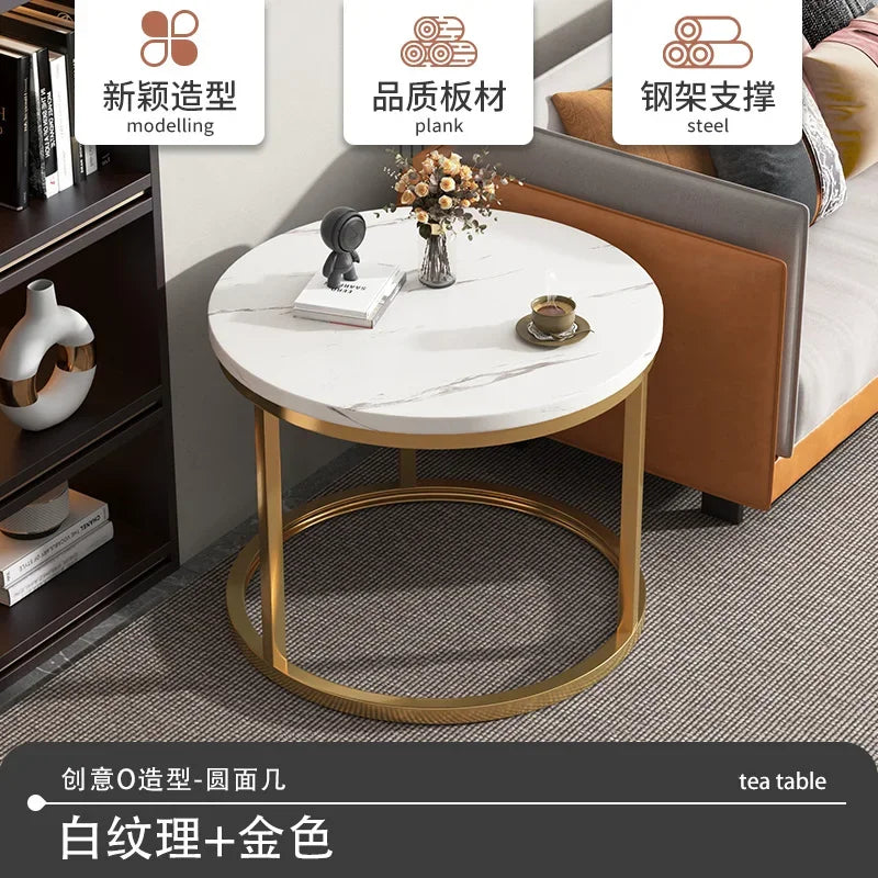 Living Room Mobile Sofa Tables Study Bistro Game Standing Center Table Luxury Vintage Mesa Auxiliar Salon Entrance Furnitures