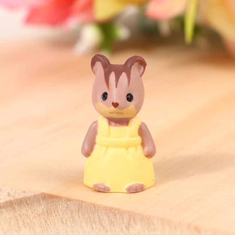 Mini Rabbit Garden Scene Decorative Toy Play House Accessories Prop
