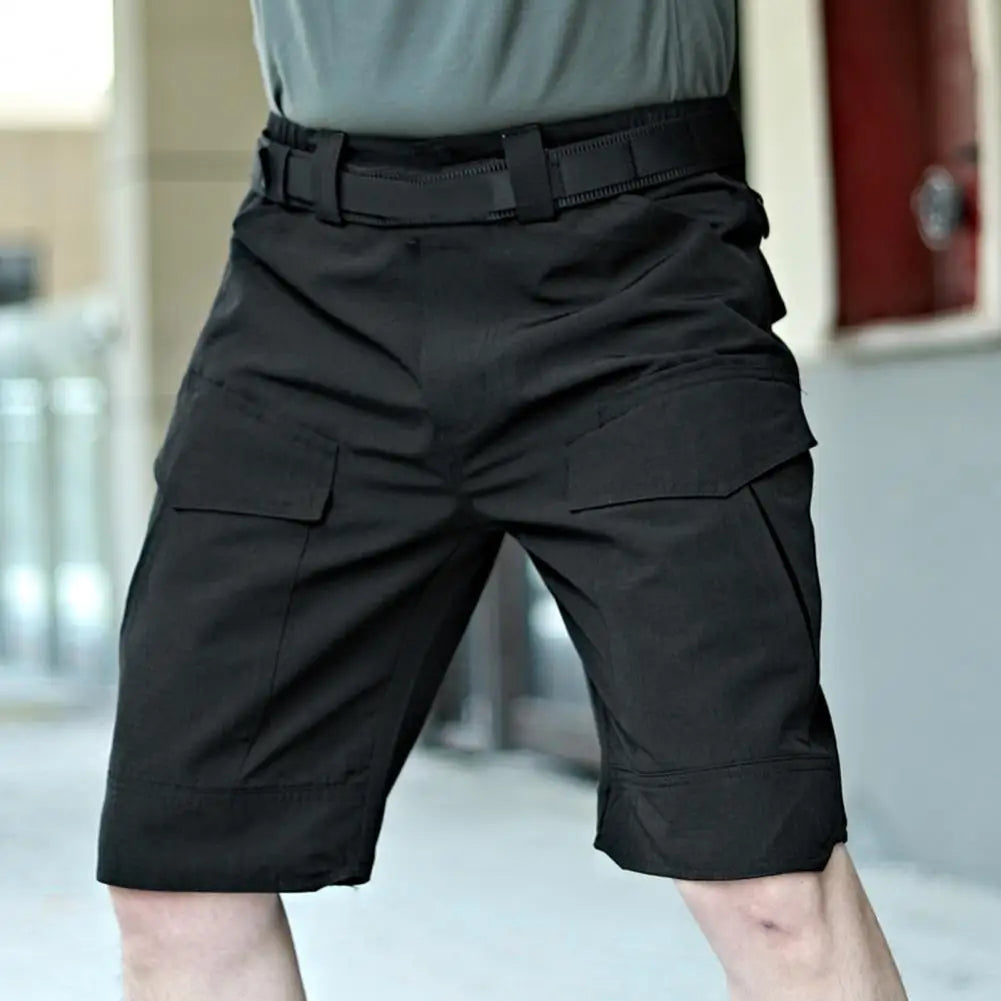 Summer Waterproof Quick Dry Multi-pocket Shorts Men Cargo Shorts Short Pants Men's Outdoor Clothes Hunting Fishing Short Pants