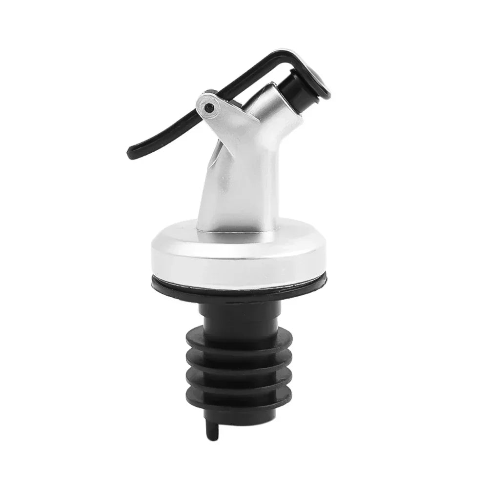 5/1PCS Oil Bottle Stopper Cap Dispenser Sprayer Lock Wine Pourer Sauce Nozzle Liquor Leak-Proof Plug Bottle Stopper Kitchen Tool